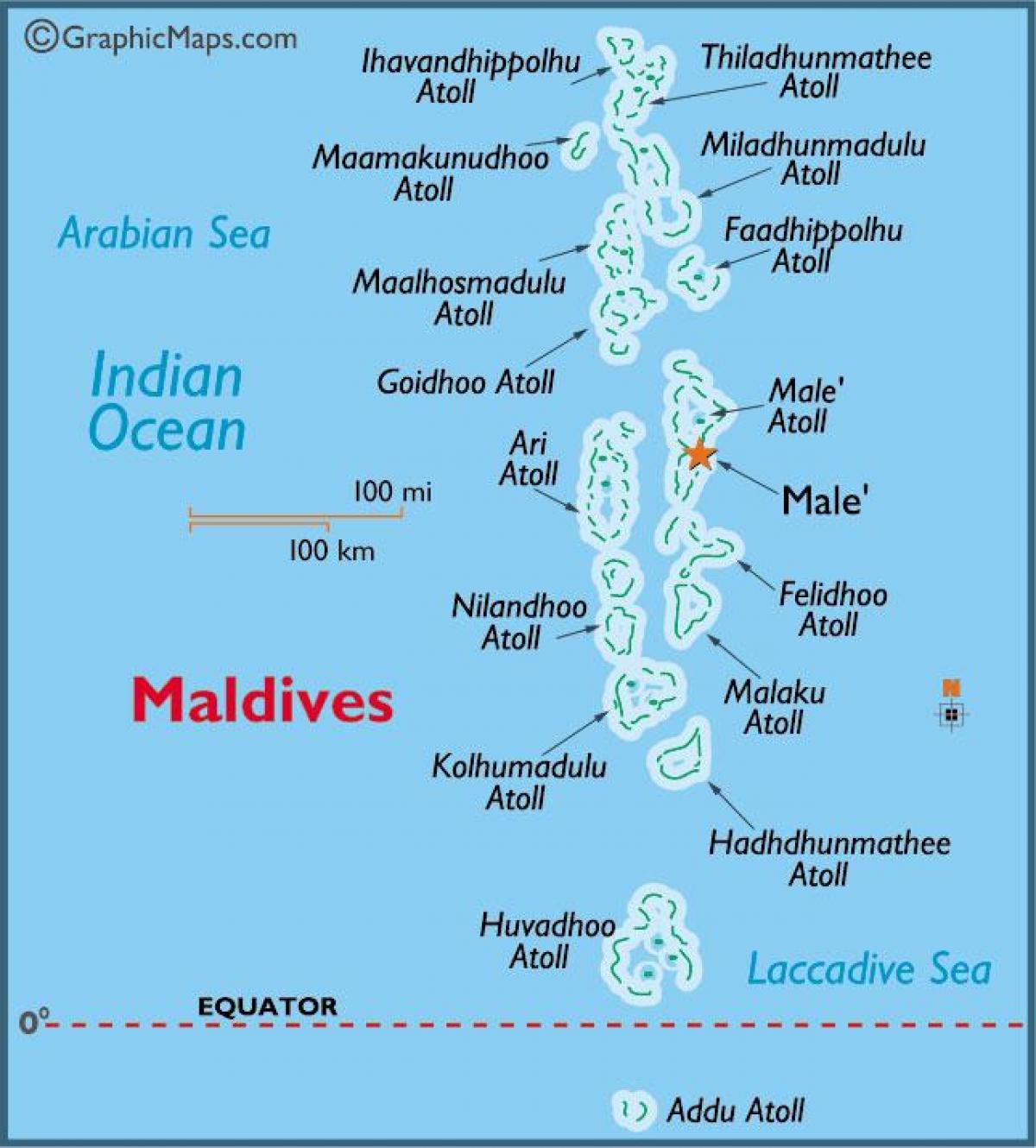baa atoll maldīvu salas karte