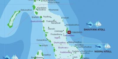 Pilna karte maldivu salas