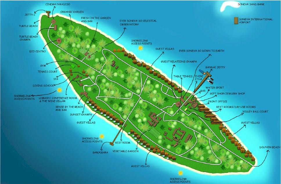 vaadhoo sala, maldivu salas karte